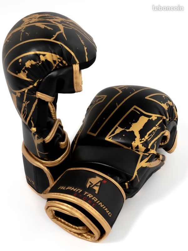 Empire Gants De MMA Amateur - Noir, Taille Moyenne - Protection Et Confort Pour Entraînements