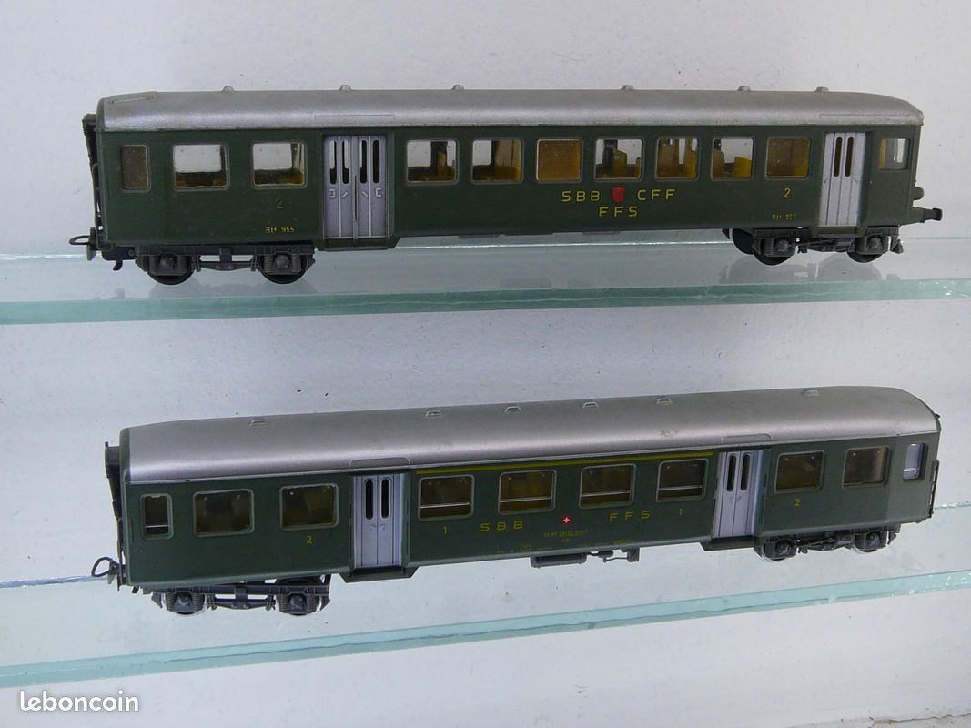 Voiture BEMO HOe/HOm - 1ère/2ème Classe SBB CFF FFS - Boîte 3277-429