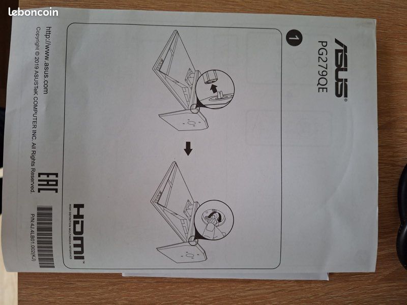 Ecran 165Hz ROG SWIFT PG279QE (image 9)