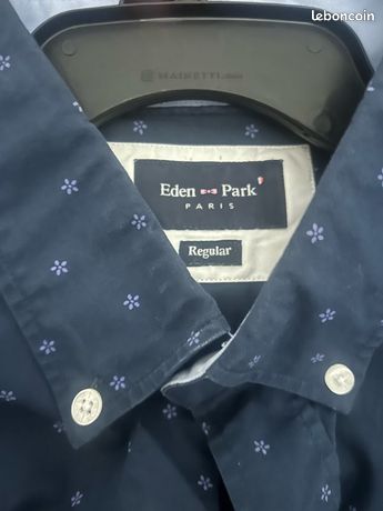Chemise bleu pâle à boutons de manchettes Paolo
