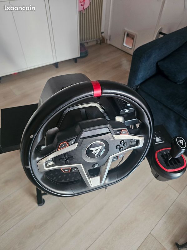 Setup Simracing Thrustmaster T128 + T3PM + TH8S + Cockpit VEVOR (image 2)