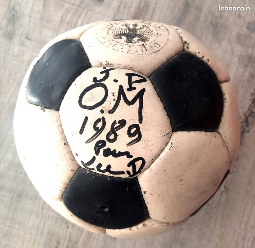 Ballon De Foot Dédicacé France XS – Signatures Papin, Cantona, Barthez, Lama, Zidane Et Plus