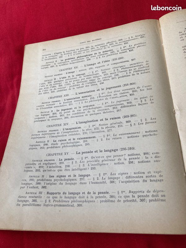 Nouveau précis de Philosophie. Tome 1 Psychologie. Paul Foulquié (image 6)