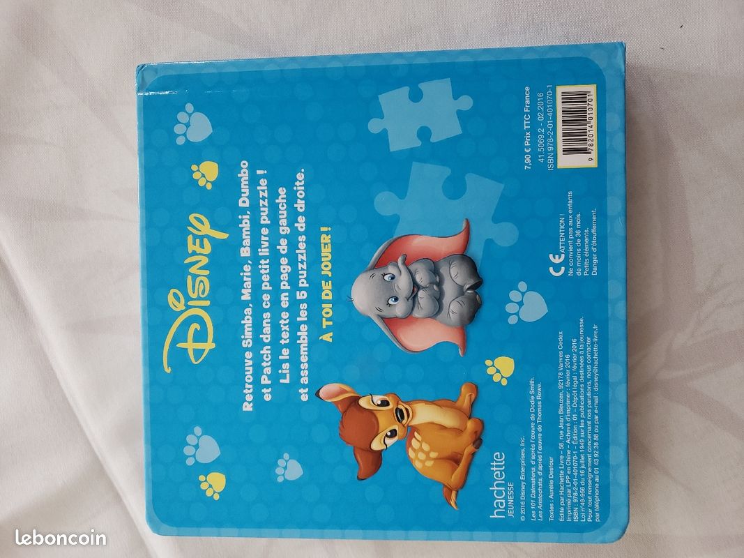 Livre puzzle Disney animaux (image 4)