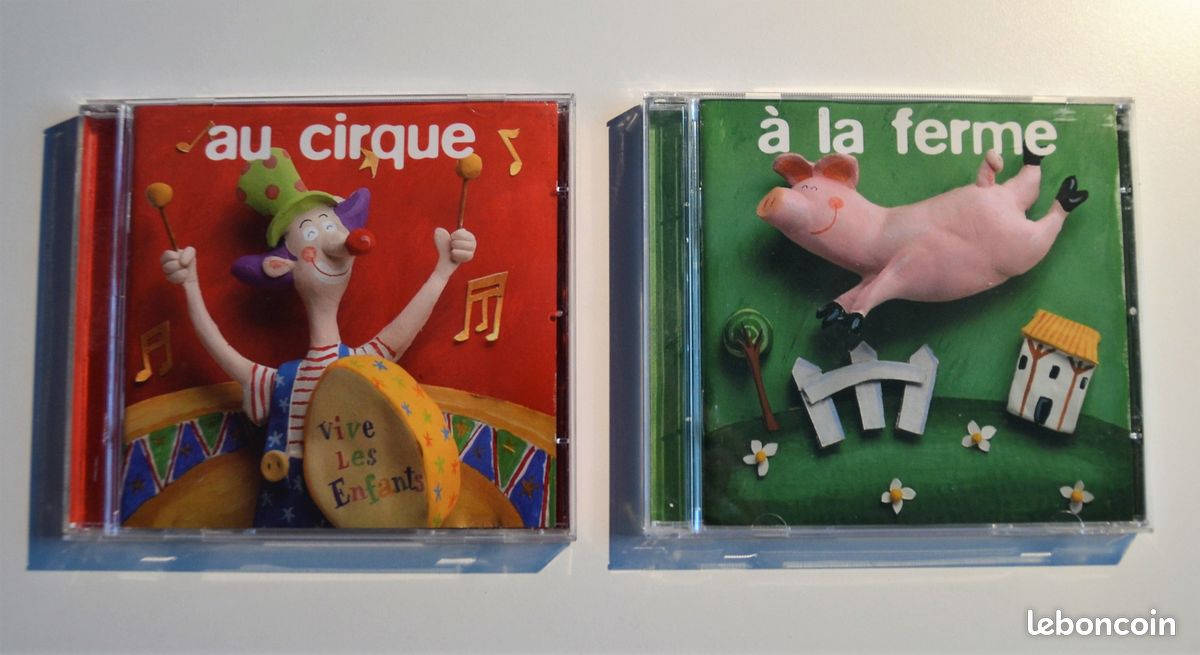 Lot 2 Cd musique pour enfant naïve carodell (image 1)