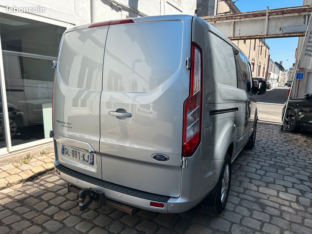 Ford transit custom limited cabine approfondie 5 places l1h1 2.0 dci ecoblue 130 cv boite automatique tva (image 2)
