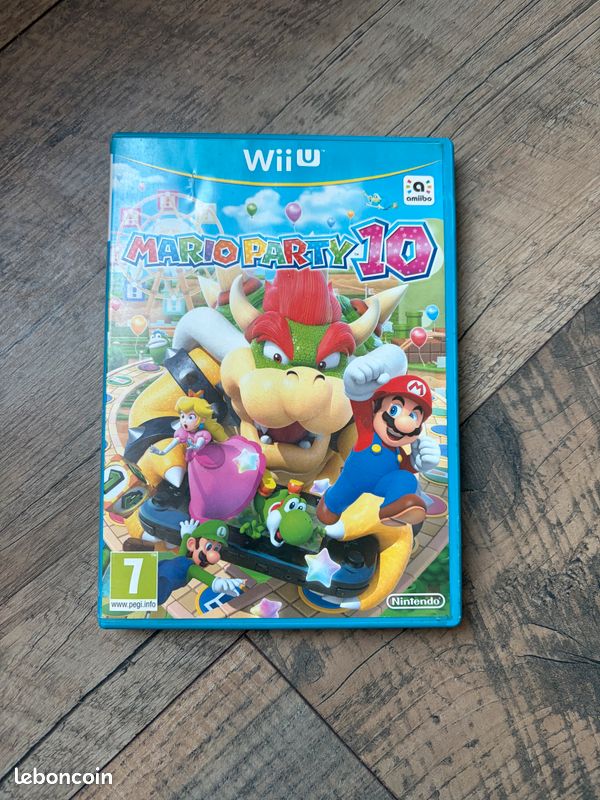Jeu Mario Party 10 Pour Nintendo Wii U - PEGI 7 - Très Bon état Complet