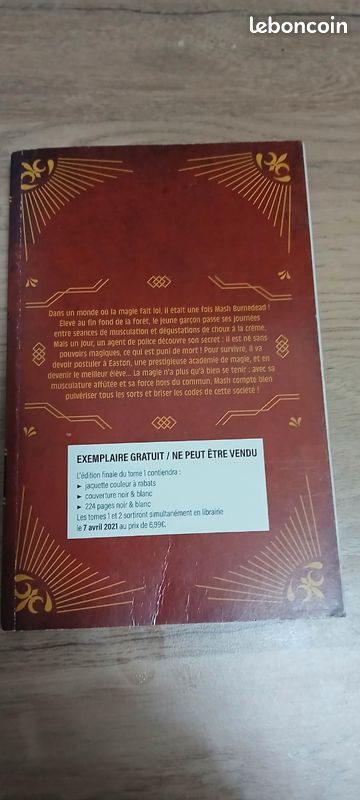 Livre manga mashle non corrigé (image 2)