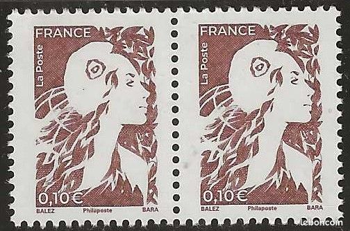 Collection Timbres France Marianne 1990 - Série Complète MNH Avec Gomme Originale