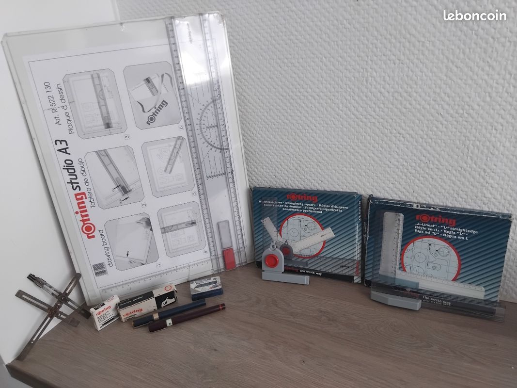 Lot De Stylos De Dessin Anciens - Marques Rotring, Stadler, Pour Collection Ou Usage Pro