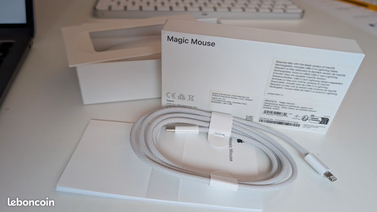 Magic Mouse 2 Apple - blanc (image 3)