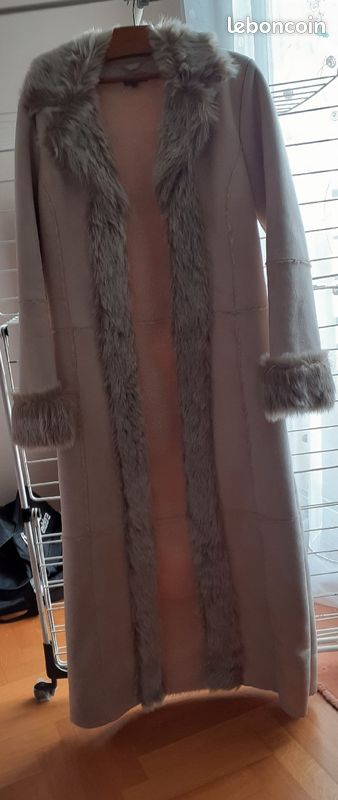 Manteau hiver.. Fausse fourr..daim..femme..tbe (image 1)