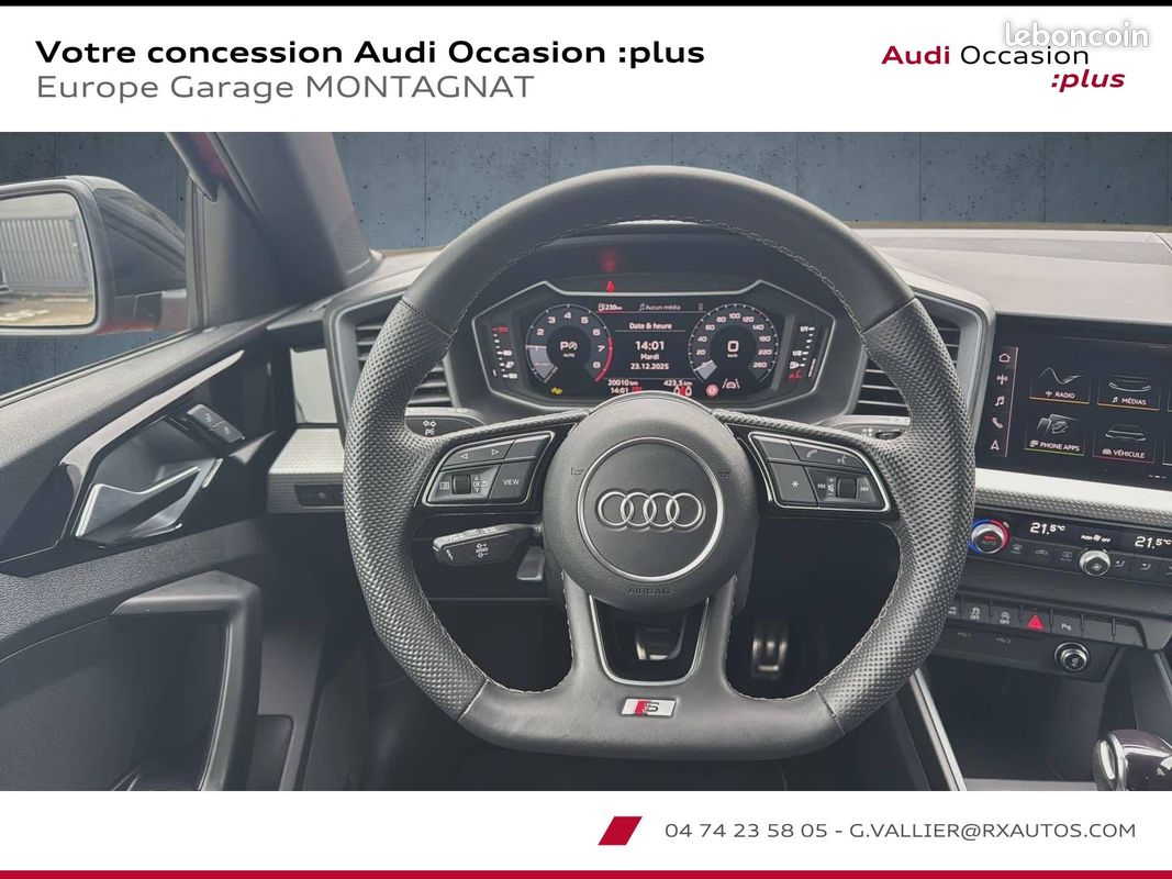 AUDI A1 Sportback 30 TFSI 116 ch S tronic 7 S Line Plus (image 14)