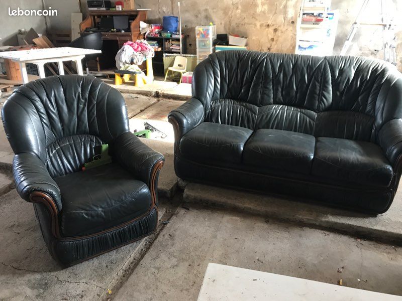 Salon canapé et 2 fauteuils (image 1)