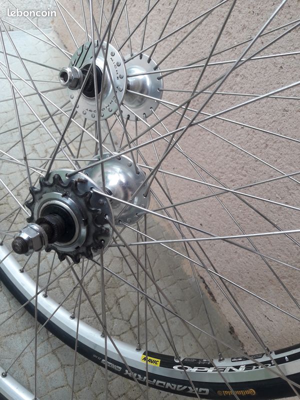 Paire de roues Fixie Miche Mavic (image 3)
