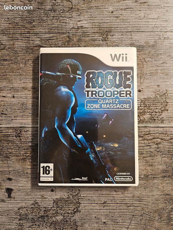Jeu Vidéo Rogue Trooper Pour Nintendo Wii - Version Française, En Très Bon état, Boîte Et Instructions Incluses