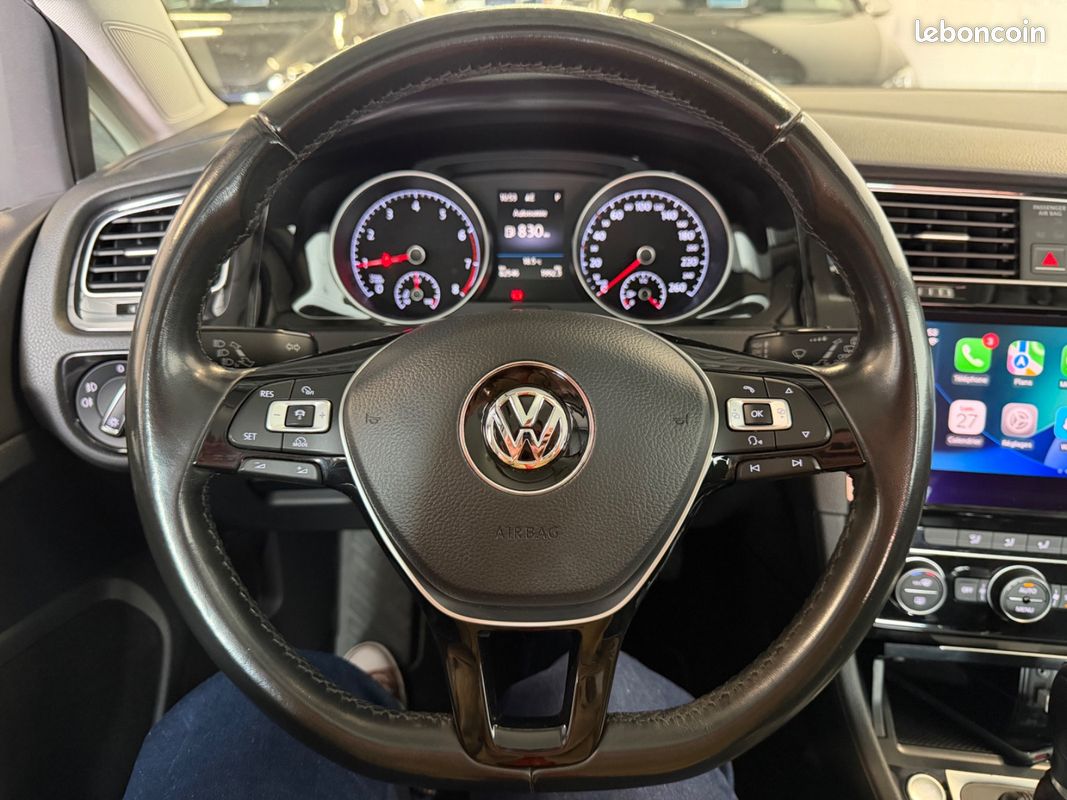 Volkswagen Golf VII Berline Carat BMT DSG CAMERA/CARPLAY/RADARS AV&ARR/ACCÈS ET DÉMARRAGE SANS CLÉ (image 12)