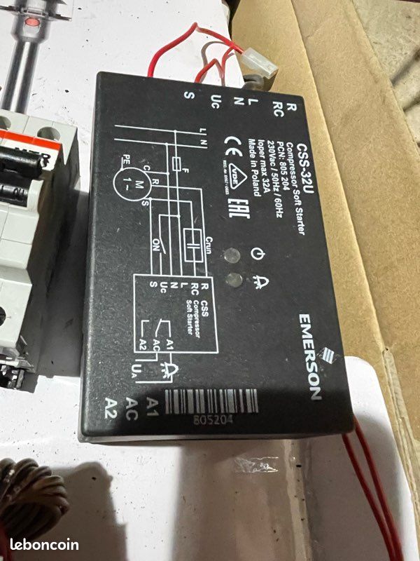 Composant électrique régulateur démarreur disjoncteur PAC France géothermie zéphyra mono AO9 (image 3)