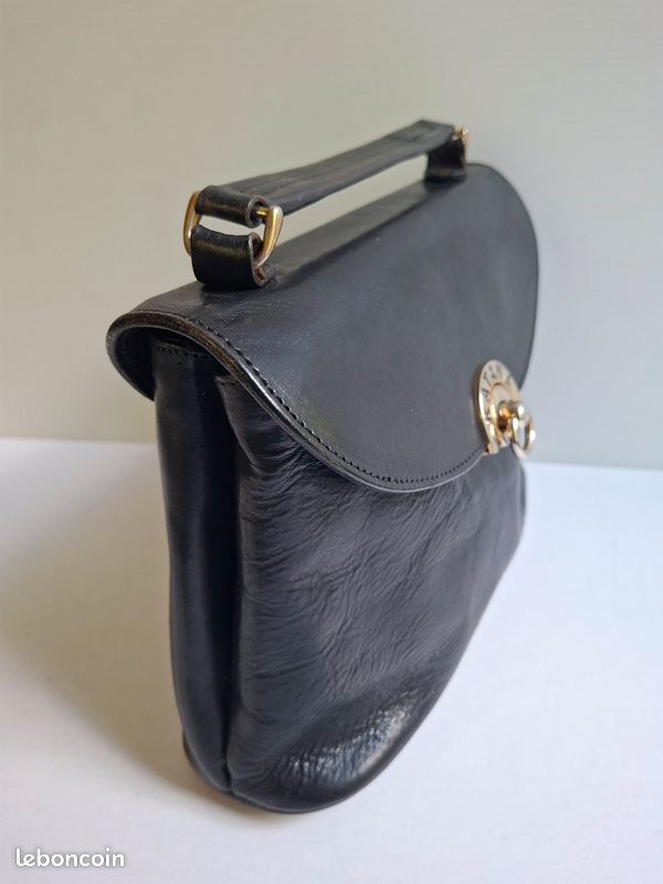 Sac à main cuir KATANA , 2 compartiments, avec poignée. Vintage (image 5)