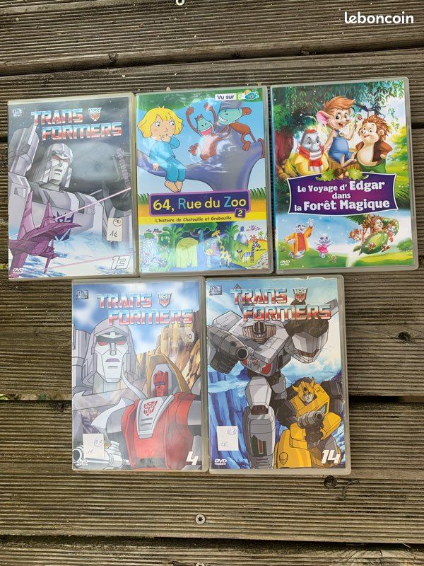 Lot de 5 DVD. Dessins animés (image 1)