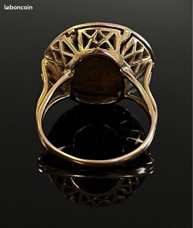 Bague or 750/00 10 frcs Napoléon III Montres Bijoux