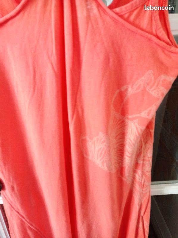Robe Nicole Bakti Une épaule - Taille S/M - Stretch Orange Corail - Neuf Avec étiquettes (valeur 600 $)