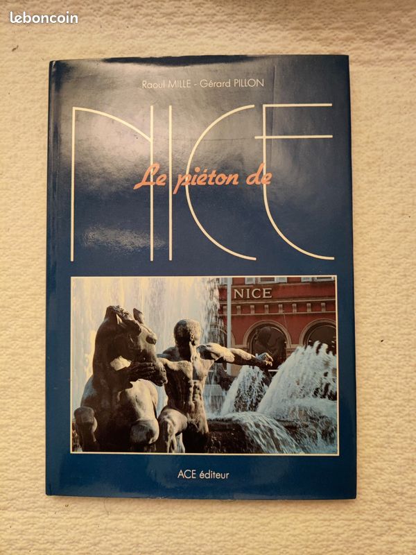 Livre. Le piéton de Nice. Collection. Édition 1985. Excellent état (image 1)