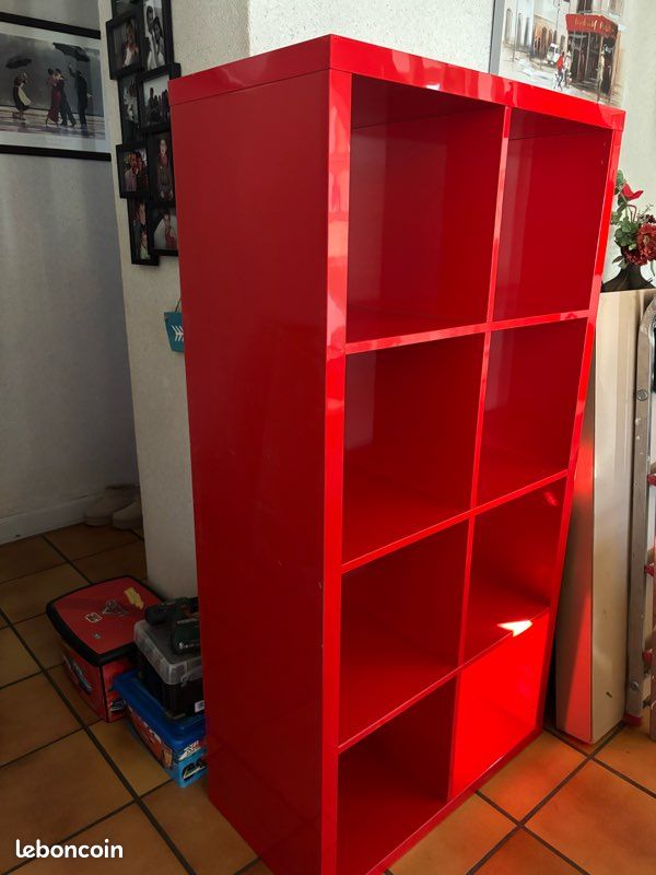 Étagère Kallax ikea rouge (image 2)