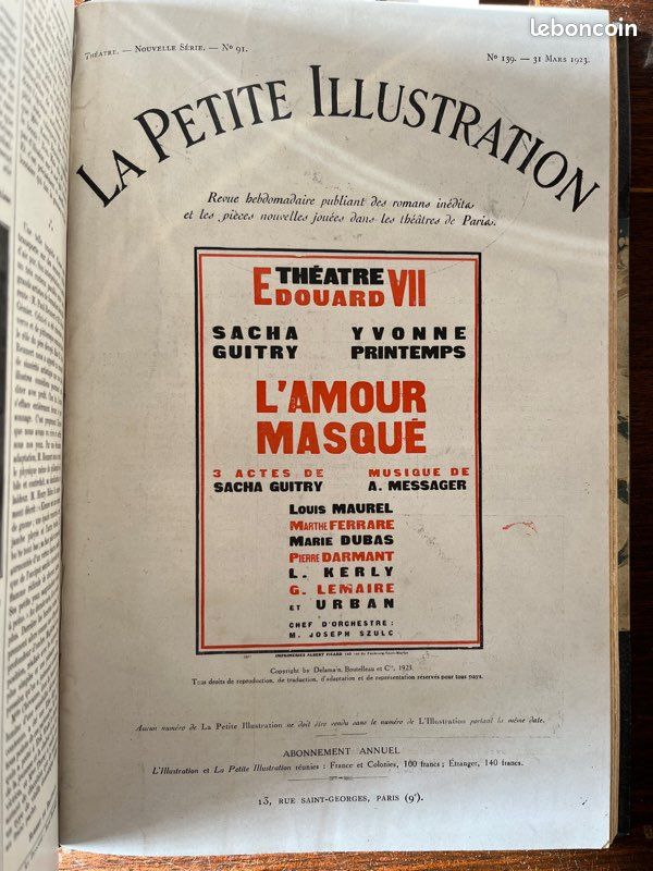 La petite illustration : romans et théâtre (image 10)