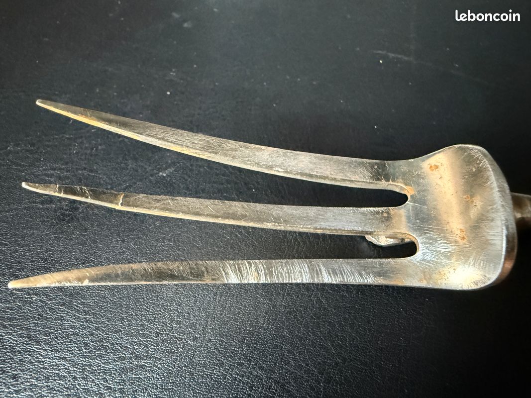 Couverts Pour Découpe Gigot   3 Pièces  Pégase Lames Acier Et Manches Bakelite 75209146