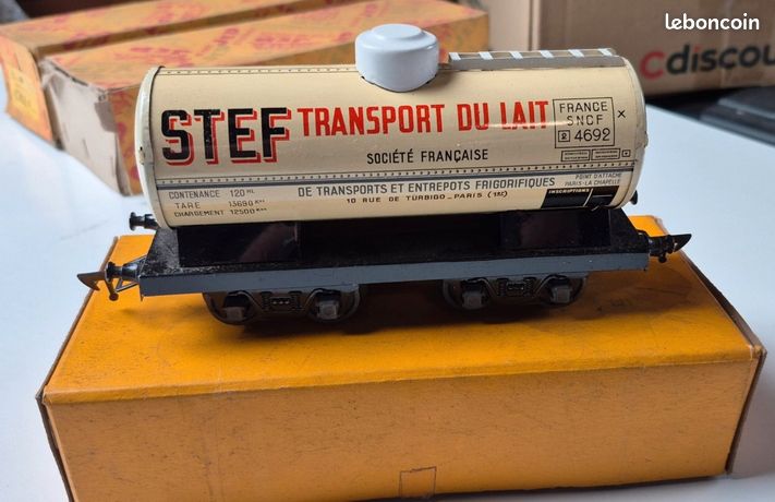 wagons jep échelle o STEEF transport de lait 4692 bon état