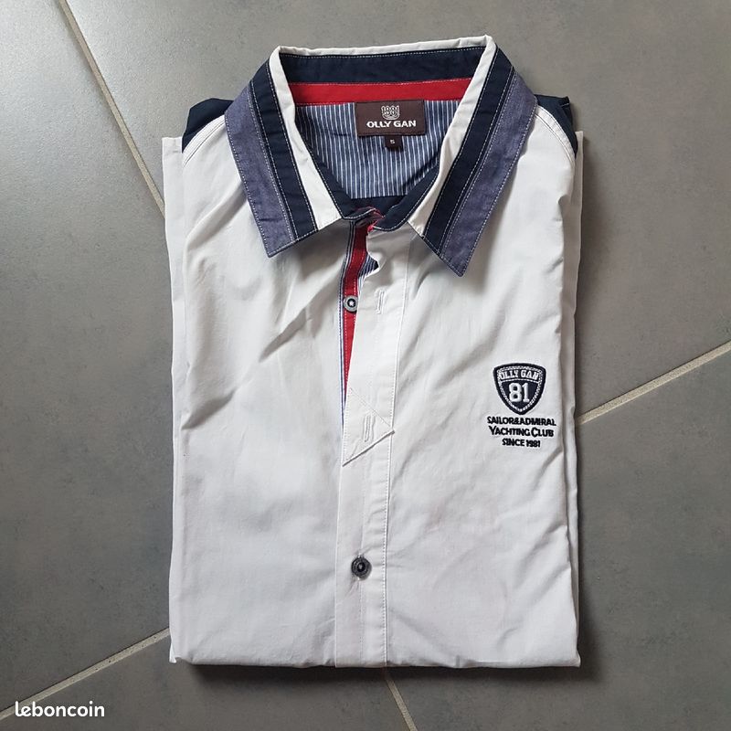 CHEMISE homme - T 5 - OLLYGAN NEUF (image 1)