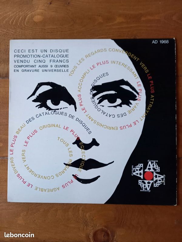 A d 1968 promotion catalogue 33t vinyle (image 1)