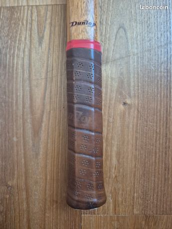 Raquette De Tennis Dunlop Maxply Fort Bois Vintage Avec Sa Presse D'origine