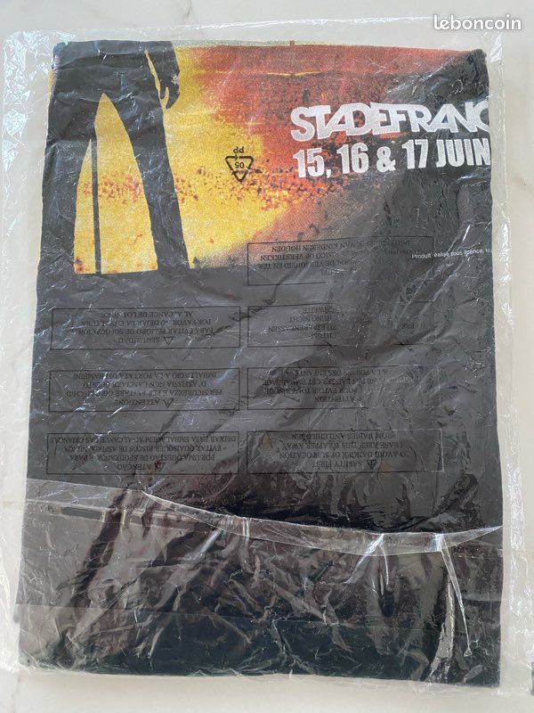 T-shirt concert Johnny Hallyday Stade de France (image 2)