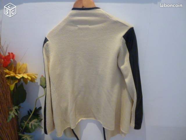 Gilet crème Nicole - T Unique (image 2)