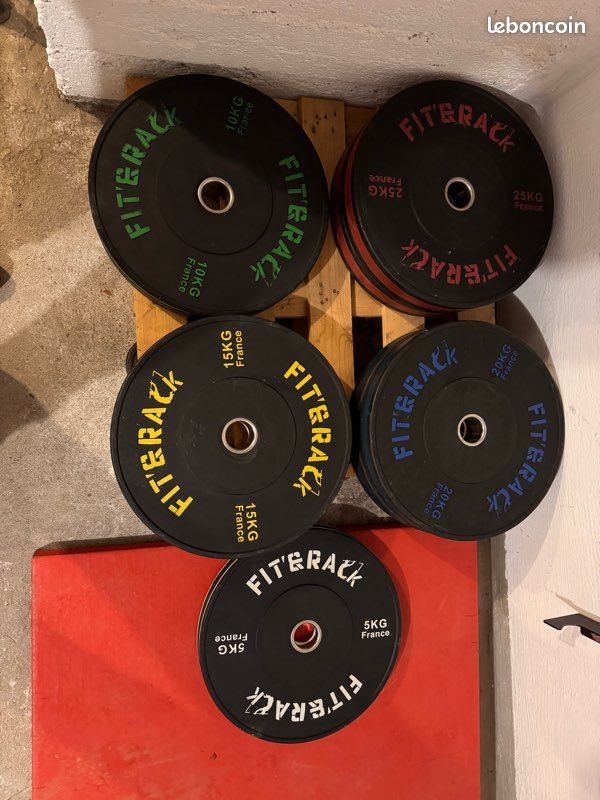Ancienne Petite Plaque À Barre 0,57 Kg 1,25 Lbs. Haltérophilie À Arrêt