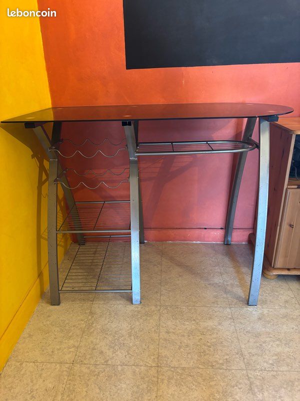 Meuble bar / table haute (image 1)