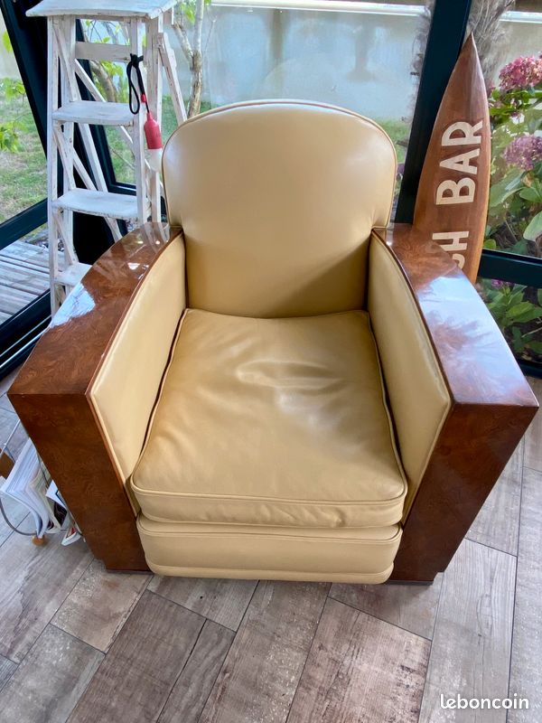Paire de fauteuils Club Art Déco (image 5)