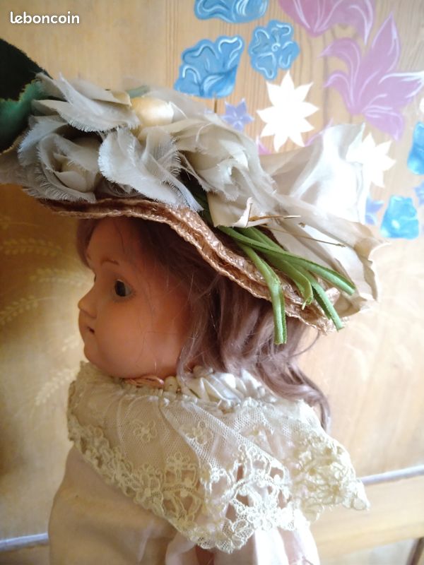 Chapeau ancien pour poupées chapeau ancien1 -  a l'epoch –  a l'epoque
