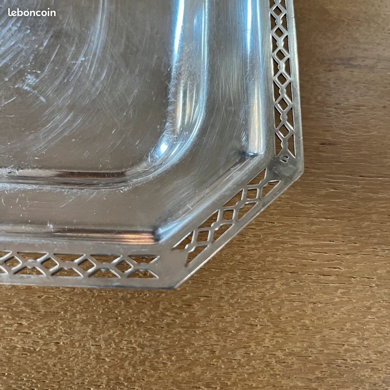 Plat aluminium brut effet argenté 15 x 2 mm, 1 m