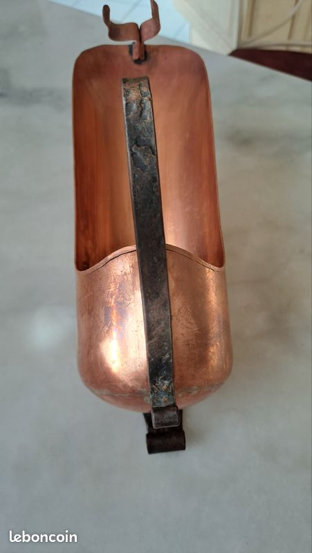 Porte bouteille à vin en cuivre signée (image 6)