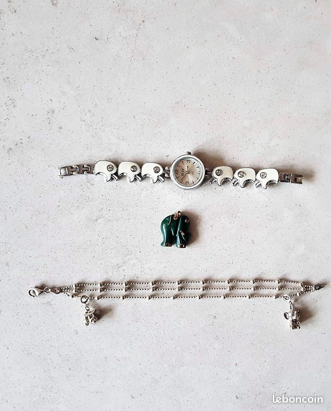 Bracelet Fantaisie Agatha à Breloques Sacs - Métal Argenté, Occasion Vintage