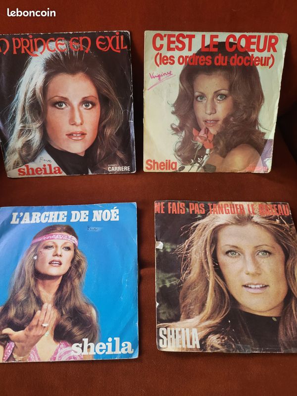 Sheila, lot de 4 vinyles (image 1)