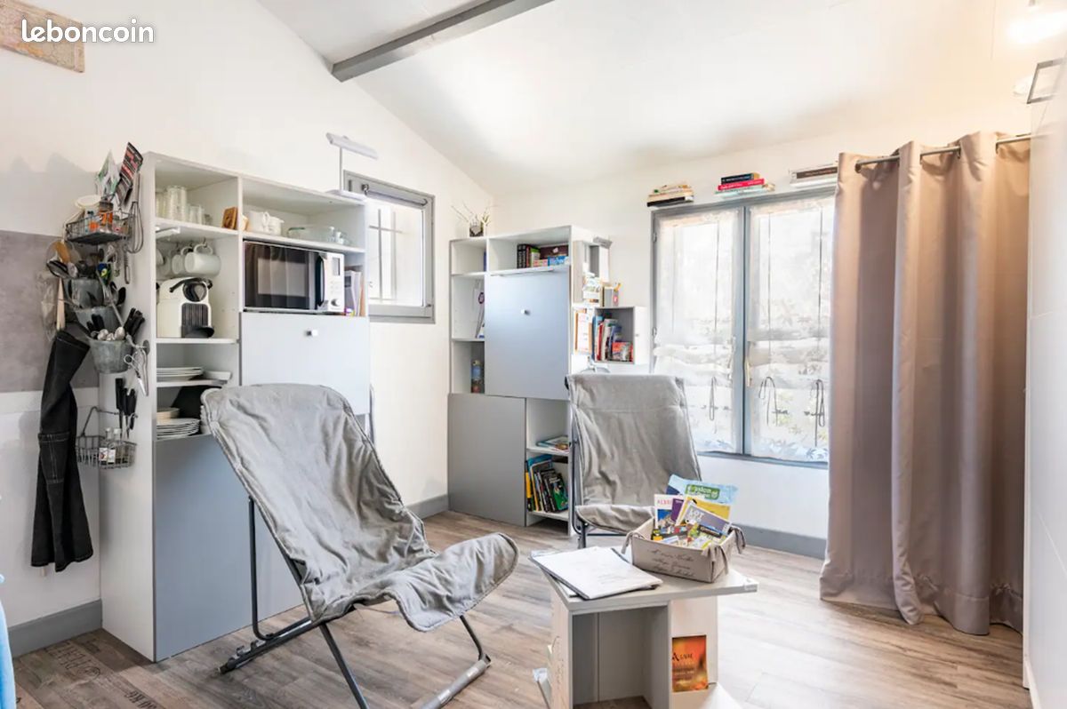 Studio meublé pour courts séjours (de 3 nuits à - d'1 mois) grande terrasse & petite buanderie (image 5)