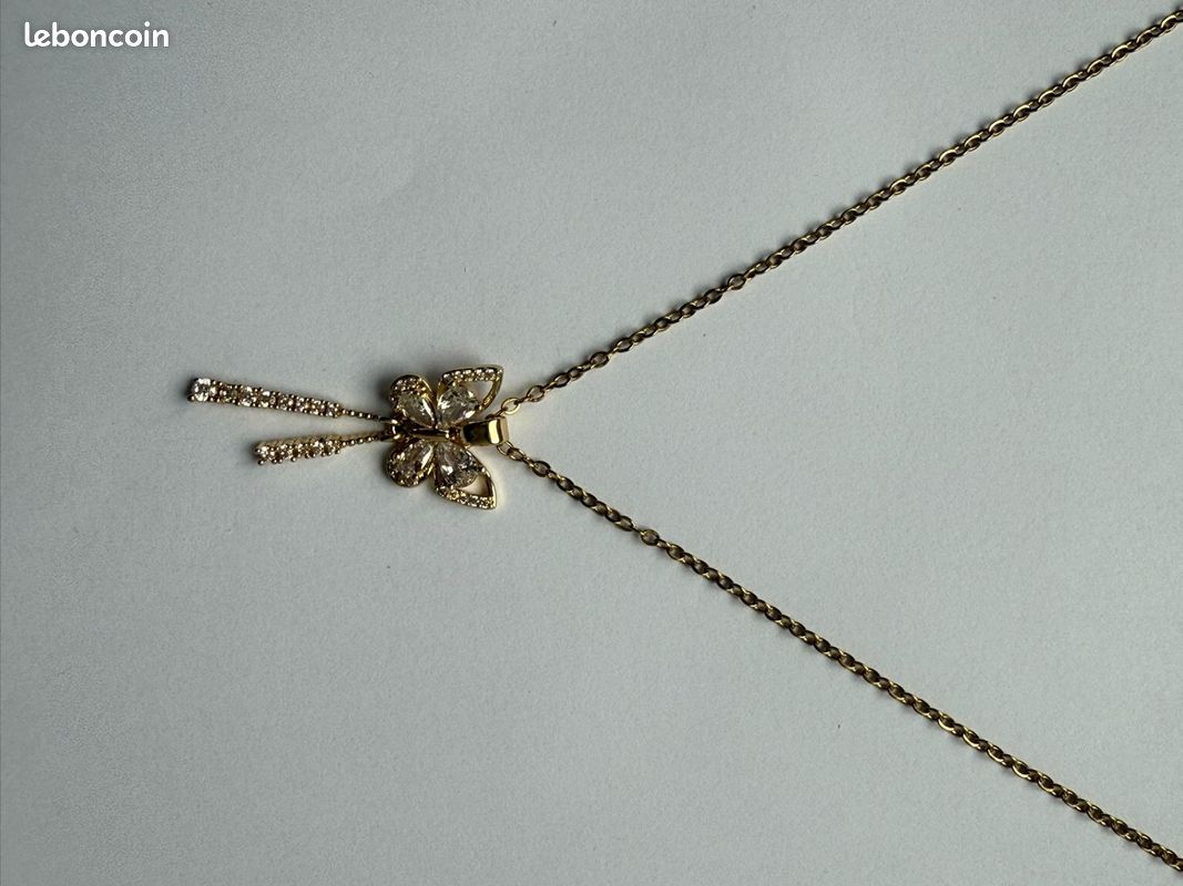 Collier Pendentif Papillon En Acier Inoxydable Pour Femme, Plaqué Or, Bijoux élégants, Bonne Qualité, Mode Mignonne, Cadeau D'anniversaire Pour Filles