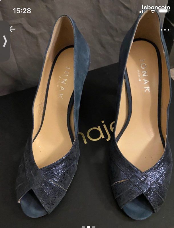 Jonak Chaussure Bout Ouvert Escarpin 40 Jonak Chaussures