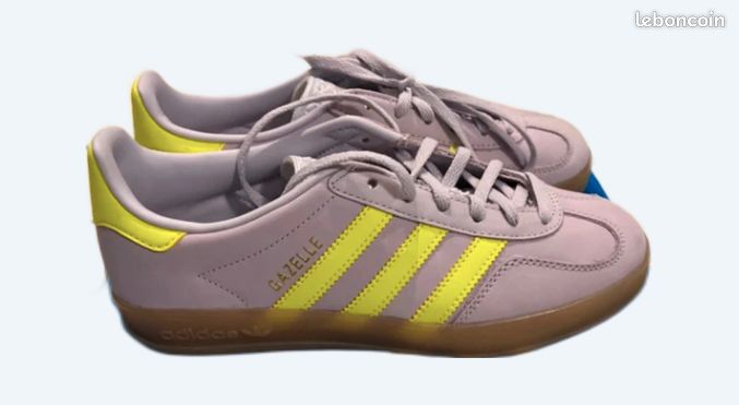 Basket adidas gazelle Lila's clair - Chaussures