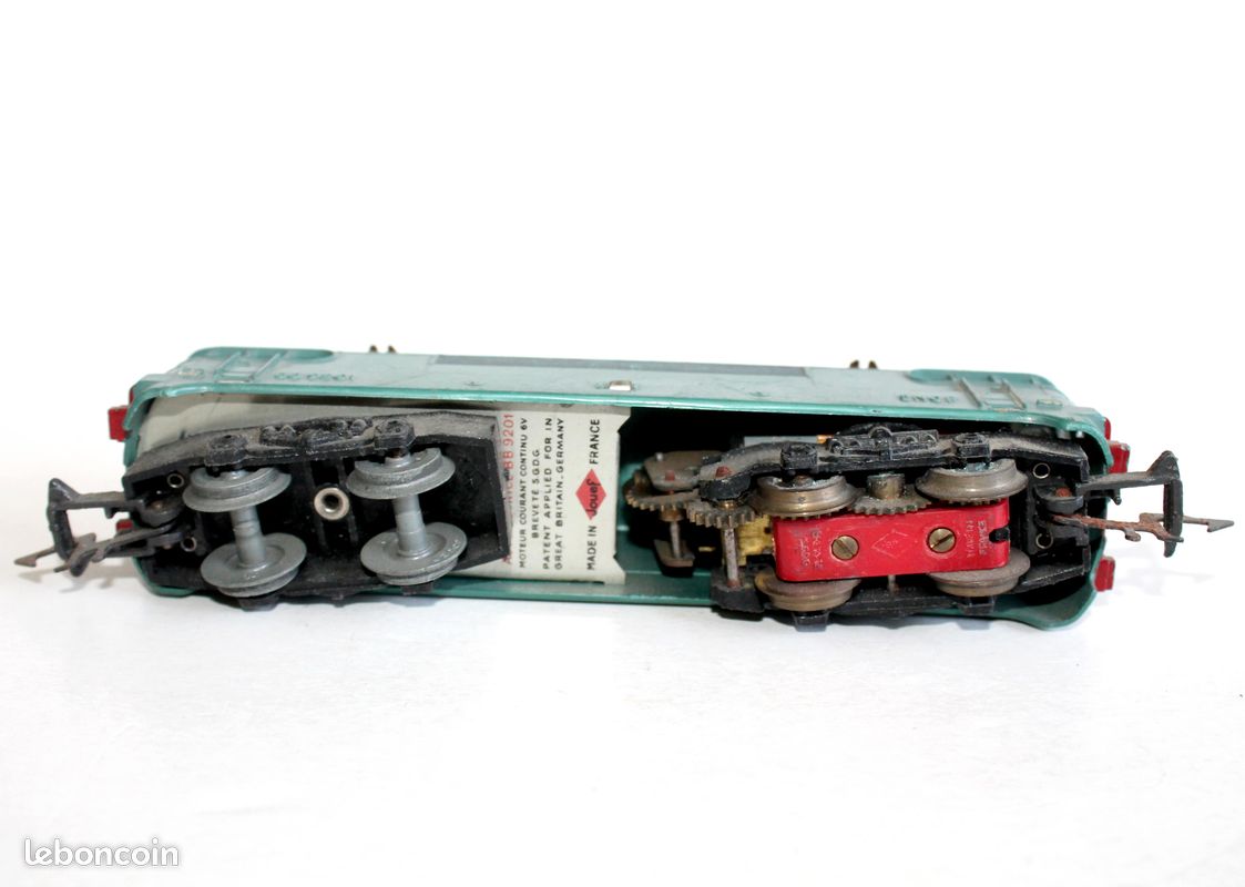 B244 Vintage Jouef Frankreich Elektrische Lokomotive BB 9201 Grün SNCF