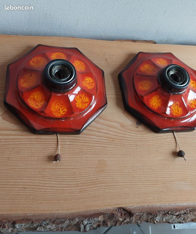 Applique murale vintage en céramique Fat Lava | €100